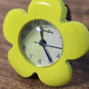 Yellow Flower-Shaped Kids Watch by Xhilaration VINTAGE 1997